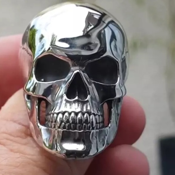 For Kelly ❤️925 Large Chunky Skull Ring